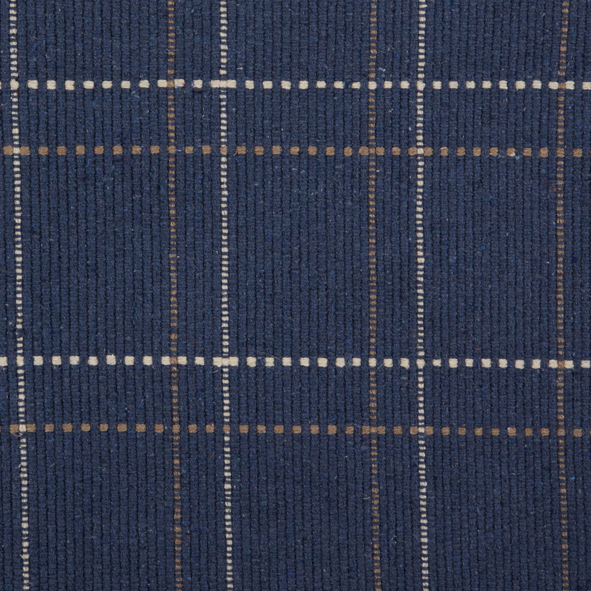 DII® French Blue Variegated Plaid Recycled Yarn Rug Set, 2ft. x 3ft.